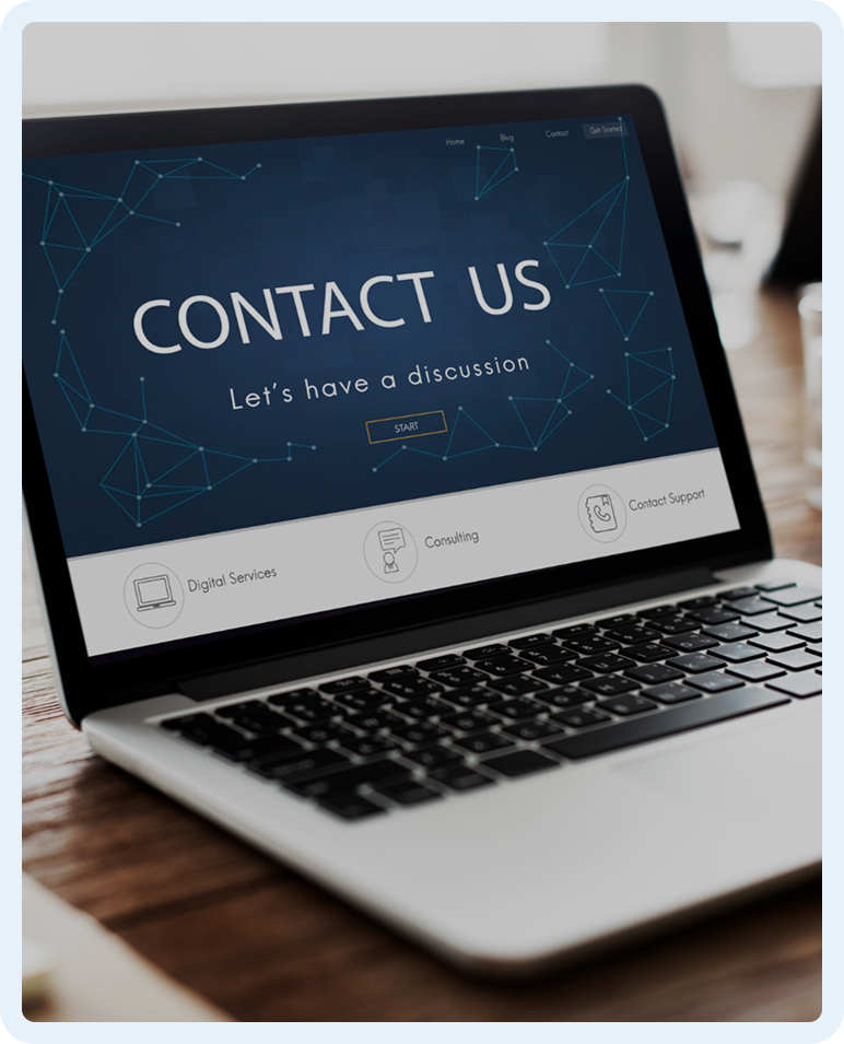 Contact Us Laptop